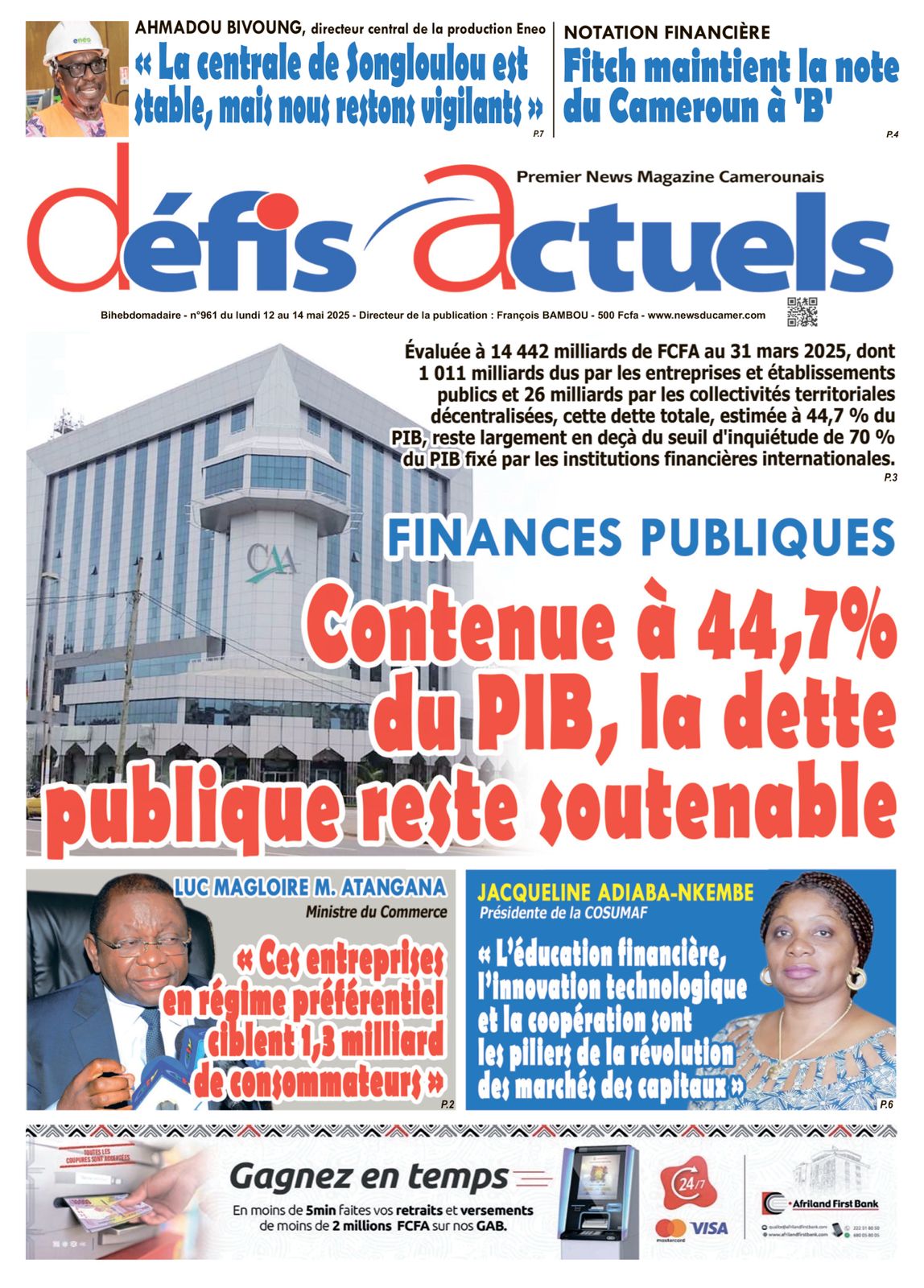 DÉFIS ACTUELS N°961